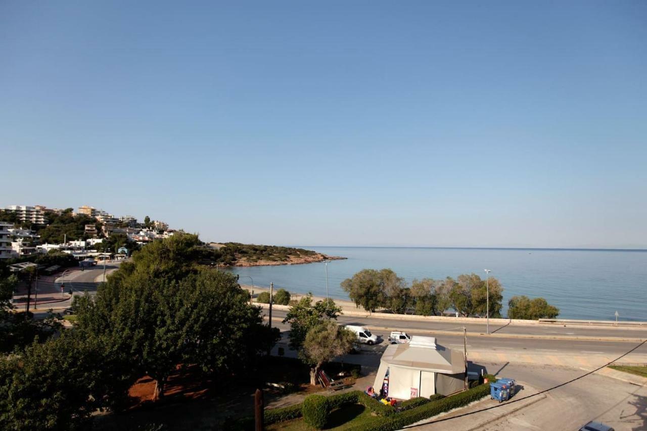 Seaside Renovated Top Floor Apartment Saronida Exterior foto